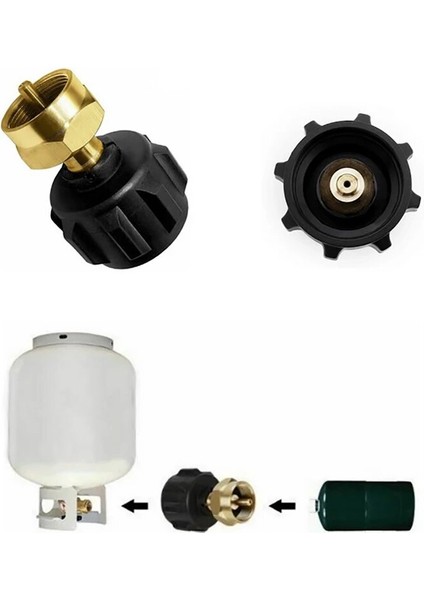 Açık Gaz Silindir Tankı Gaz Propan Dolum Adaptörü Qcc1 Regülatör Vana Dönüştürücü Adaptör Barbekü Araçları Fabrika Satış Mağazası (Yurt Dışından) fiyatları