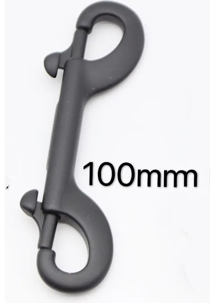 100MM Tarzı Siyah Bcd Gle ve Çift Kanca mm Paslanmaz Çelik Cıvata Yaylı Kanca Klip Dalış Kancası Bcd Aksesuarları Dalış Ekipmanı (Yurt Dışından)
