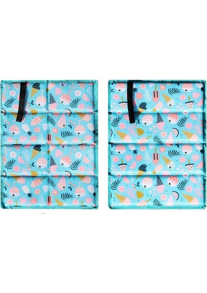 Mavi Dondurma Tarzı Dört Kat 2022 Yeni Açık Kamp Mat Taşınabilir Katlanır Küçük Mat Oxford Kumaş Plaj Minderi Neme Dayanıklı Isı Yalıtımı (Yurt Dışından) indirimleri