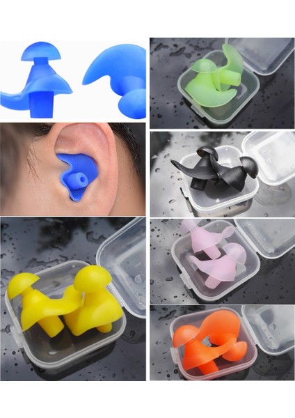 Siyah Stil 1 Çift Yumuşak Kulak Tıkaçları Yüzme Silikon Su Geçirmez Toz Geçirmez Kulak Tıkaçları Dalış Su Sporları Yüzme Yüzme Anti-Gürültü Aksesuarları (Yurt Dışından) modelleri