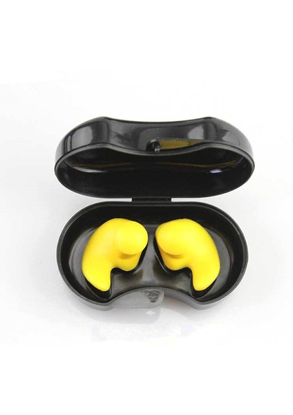 Sarı Stil 1 Çift Su Geçirmez Yüzme Profesyonel Silikon Yüzmek Kulaklıklar Yetişkin Çocuklar Için Yumuşak Anti-Gürültü Kulak Tıka Yüzücüler Kulak Klipleri (Yurt Dışından)