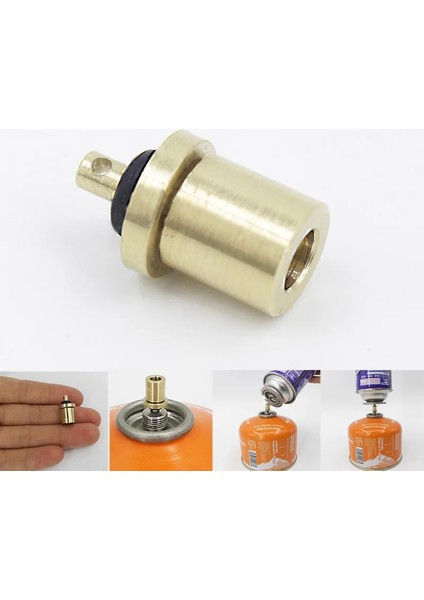 3 Adet Stil Gaz Dolum Adaptörü Dolum Bütan Teneke Kutu Açık Kamp Sobası Gaz Silindiri Gaz Tankı Brülör Aksesuarları Mini Şişirme Vanası (Yurt Dışından) modelleri