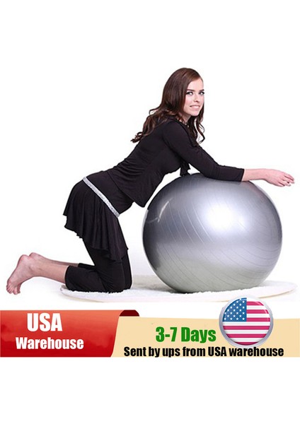 75CM Gri Stil Yoga Topları Pilates Fitness Spor Salonu Denge Fitball Egzersiz Egzersiz Topu (Yurt Dışından) fiyatları