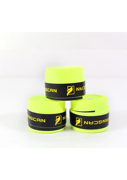Floresan Sarı Stil Fangcan Yedek Yapışkan Overgrips Padel Over Sapları Tenis Badminton Squash Raket Kavrama Bandı (Yurt Dışından)
