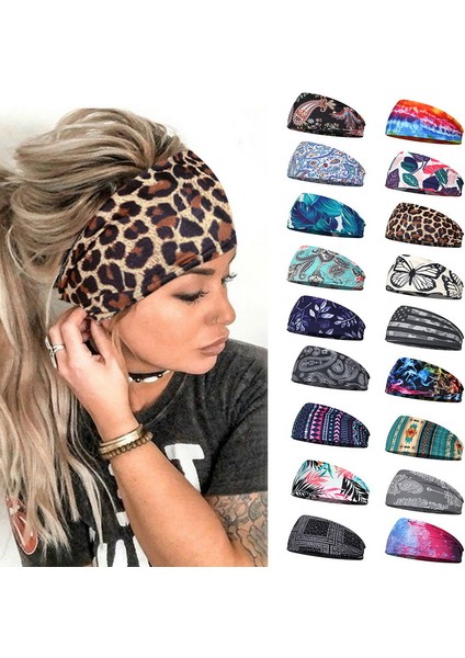 Bordo Tarzı Batik Yoga Saç Bantları Saç Aksesuarları Yıldız Gökyüzü Doğa Sporları Yoga Fitness Erkekler Kadınlar Için Ter Emme Moda Trendi (Yurt Dışından)