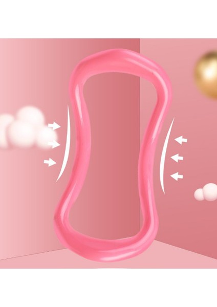 Pembe Tarzı Yoga Çemberi Ekipmanları Pilates Halkası Pilates Egzersiz Halkası Fitness Çemberi Eğitimi Direnç Destek Aracı Buzağı Ev Eğitimi (Yurt Dışından) indirimleri