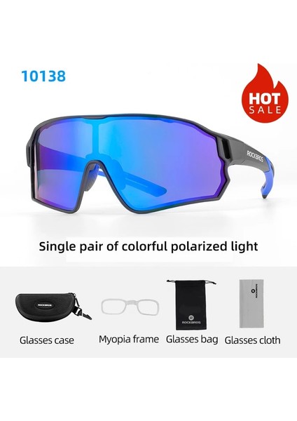 NO.10165 Tarzı NO.10138 Beden Rockbros Bisiklet Gözlükleri Mtb Yol Bisikleti Polarize Güneş Gözlüğü UV400 Koruma Ultra-Hafif Unisex Bisiklet Gözlük Spor Ekipmanları (Yurt Dışından)