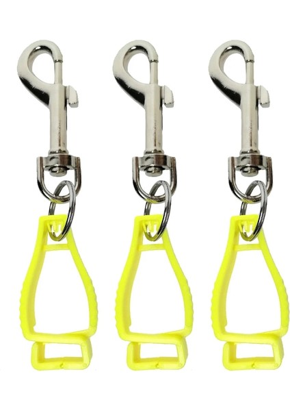 Sarı 3 Parça Tarzı Dalış Bisiklete Binme Taşınabilir Eldivenler Kaleci Havlu Kask Koruma Geçmeli Kancalı Klips Tutacağı Taşıma (Yurt Dışından)