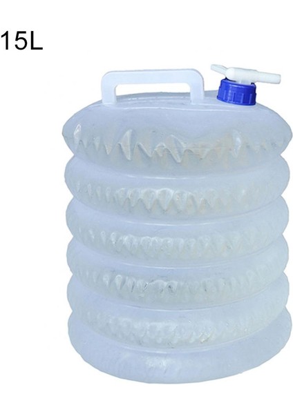 15L Tarzı L Beyaz Gıda Sınıfı Plastik Katlanabilir Su Kovası Çanta Şişe Konteyner Kamp Yürüyüşü Için Açık Taşınabilir Su Deposu (Yurt Dışından)