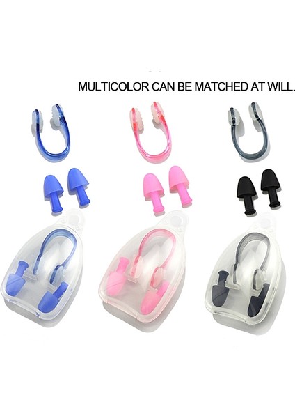 1 Çift Mavi Tarzı Yumuşak Yüzme Kulak Tıkaçları Burun Klipsi Kılıf Koruyucu Su Korumasını Önler Kulak Tıkacı Su Geçirmez Yumuşak Silikon Yüzmek Dalış Malzemeleri (Yurt Dışından) fiyatları