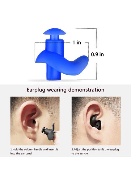 Sarı Stil Spiral Şekil Kulak Tıkaçları Silikon Su Geçirmez Dalış Sörf Uyku Anti Gürültü Toz Geçirmez Fiş Su Sporları Yüzme Havuzu Aksesuarları (Yurt Dışından) fırsatları