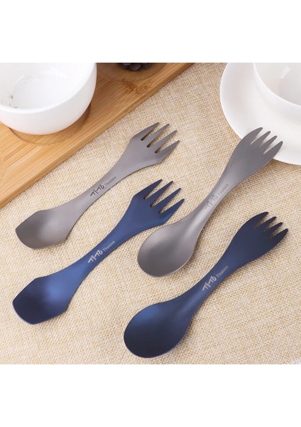 No.8 Stili 1 Adet Saf Titanyum Tencere Uzun Saplı Kaşık Çatal Çatal Kare Çubuklarını Edc Kamp Aracı Açık Aksesuarları (Yurt Dışından) fiyatları