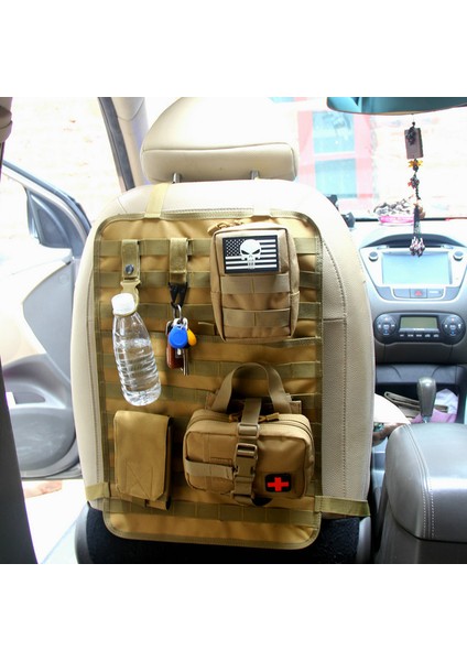 Temel 01-K Stili Evrensel Taktik Molle Araba Koltuğu Arka Organizatör Askeri Molle Koltuk Örtüsü Koruyucu Açık Araçları Oto Aksesuarları Depolama Paketi (Yurt Dışından) fiyatları