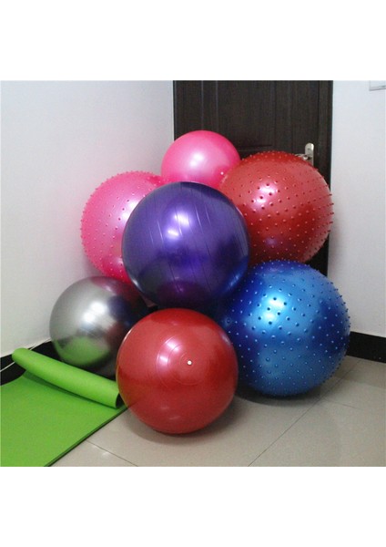 85CM Rastgele Renk Stili Yoga Topları Fitness Topları Kalınlaşmış Patlamaya Dayanıklı Egzersiz Home Gym Pilates Ekipmanları Denge Topu 45CMCMCMCMCM (Yurt Dışından)