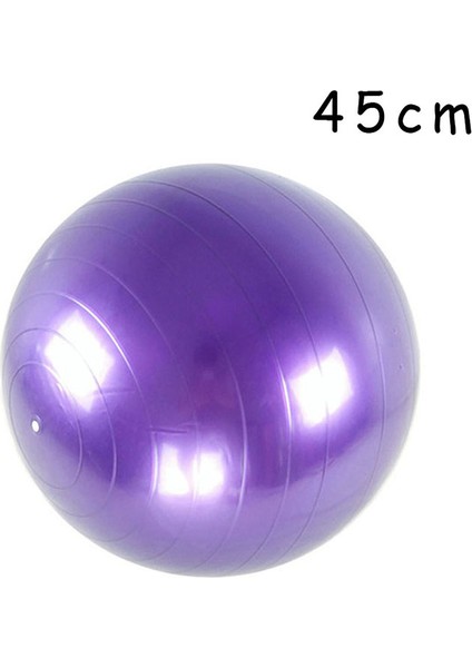 45CM Mor Tarzı Pvc Fitness Topları Yoga Topu Kalınlaşmış Patlamaya Dayanıklı Egzersiz Home Gym Pilates Ekipmanları Denge Topu 45CMCMCMCMCM (Yurt Dışından)