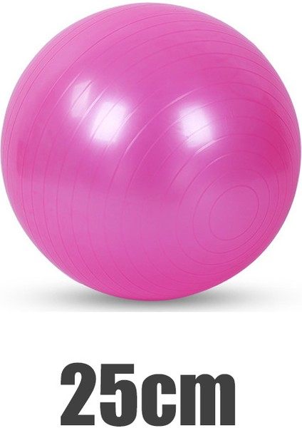 25CM Pembe Tarzı Patlamaya Dayanıklı Pvc Yoga Topu Egzersiz Için Kalınlaştırılmış Fitness Topları Home Gym Pilates Ekipmanları Denge Topu 45CMCMCMCM (Yurt Dışından)