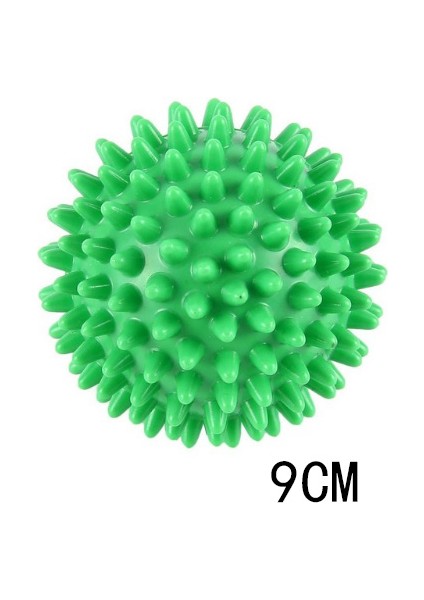 Yeşil 9cm Tarzı Dikenli Masaj Topları Pvc Fitness Eğitimi Taşınabilir Fizyoterapi Topu Tetik Noktası Kirpi Topu Masaj Topu Eller Ayaklar Için (Yurt Dışından)