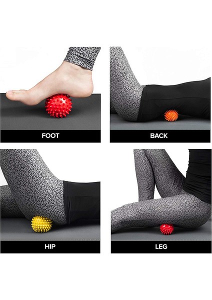 Yeşil 9cm Tarzı Dikenli Masaj Topları Pvc Fitness Eğitimi Taşınabilir Fizyoterapi Topu Tetik Noktası Kirpi Topu Masaj Topu Eller Ayaklar Için (Yurt Dışından) fırsatları