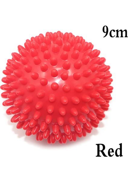 9cm-Kırmızı Tarzı 7cm7.5cm 9cm Dayanıklı Pvc Dikenli Yoga Masaj Topu Drenaj Noktası Fitness El Ayak Ağrısı Plantar Fasiit Rahatlatıcı Kirpi Topları (Yurt Dışından)