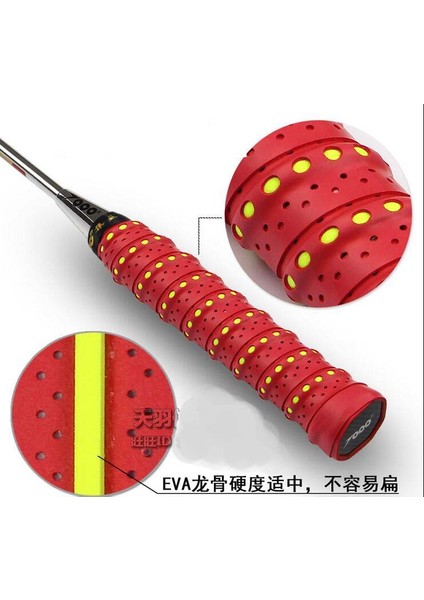 Lot PU-110 Yapışkan Hissi Eva Dalgalı Kavrama Delikli Overgripsbadminton Raketibadminton Raketi (Yurt Dışından) modelleri