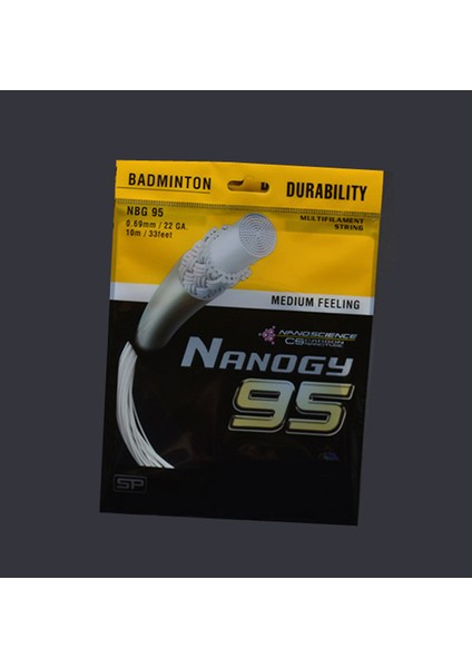 BG95 Stili Badminton Raket Ipi Bg-95 BG65 BG80 Dayanıklı Yüksek Elastik Badminton Hattı Partisi (Yurt Dışından)