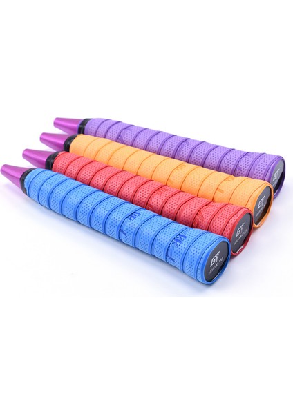 1 Kutu 10 Parça Tarzı Selffree Pu Squash Kavrama Kaymaz Tenis Badminton Raketi Overgrip Süper Emici Raket Kavrama Badminton Aksesuarı Yeni Sıcak (Yurt Dışından)