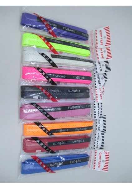 Siyah Stil Flybomb Lot Badminton Overgrips Kaymaz Teri Emilen Yumuşak Sargılar Dokunun Tenis Raketi Overgrip Tenis Keel Grip Lolb (Yurt Dışından)