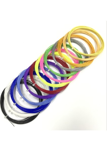 No.10 Tarzı 1 Adet Badminton Dize Hattı Badminton Eğitim Raket Dize Çok Renkli Badminton Raket Hattı 0.7mm * 10M (Yurt Dışından)