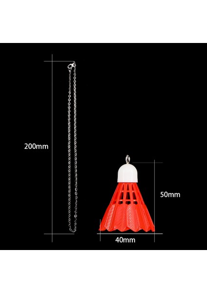 Turuncu Tarzı Araba Kolye Raketle Badminton Dikiz Aynası Dekorasyon Asılı Charm Süsler Otomobiller Iç Araba Aksesuarları Hediyeler (Yurt Dışından) fırsatları