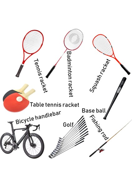Sarı Stil Elastik Tenis Raketi Pu Overgrip Kaymaz Teri Emilen Yumuşak Sargı Muslukları Tenis Raketi Amortisörü Kuru Titreşim Yapışkan Ince Tip (Yurt Dışından)