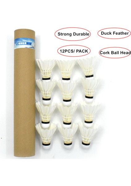 Model 1 Ördek Köpük Stili Ack Raketle Ördek Tüyü Badminton Açık Hava Spor Raketle Eğitim Oyunu Uçan Stabilite Dayanıklı Toplar (Yurt Dışından) fiyatları