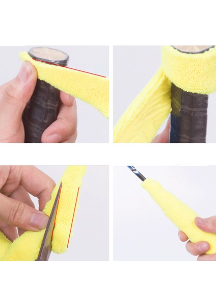 Kırmızı Stil Kendinden Yapışkanlı Raket Badminton Sapları Koruyucu Aksesuarlar Spor Kapak Ter Emici Koku Yok Sap Kaymaz Dayanıklı Sarar (Yurt Dışından) modelleri