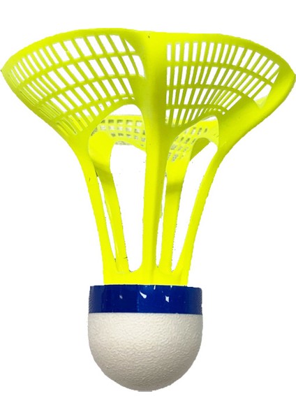 3 Adet Sarı Stil Welkın Yeni Orijinal Airshuttle Açık Badminton Windbreak Plastik Top Naylon Raketle Topu Kararlı Direnç Tüpü (Yurt Dışından)