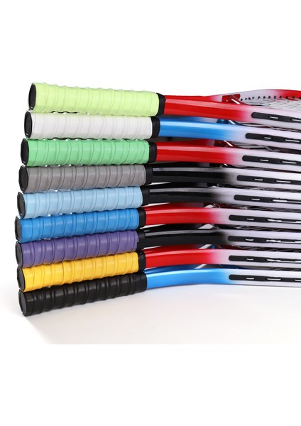 No.2 Tarzı Kaymaz Nefes Alabilir Spor Aşırı Kavrama Ter Bandı Tenis Overgrips Bant Badminton Raket Sapları Ter Bandı (Yurt Dışından) fırsatları