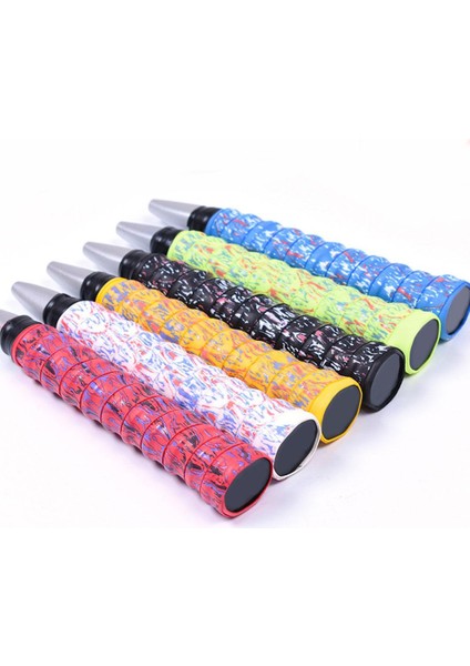 Kırmızı Stil 1 Adet Overgrip Tenis Raketi Overgrips Kaymaz Ter Bandı Emilen Sargılar Badminton Raketi Balıkçılık Kaymaz Ter Bandı Tutuş (Yurt Dışından)