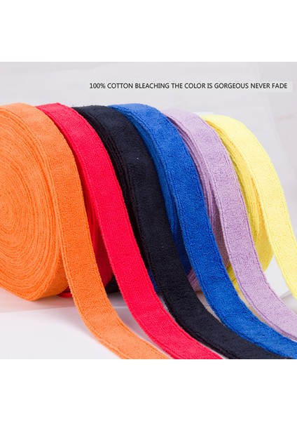 Siyah Stil Kaılıte Kaymaz Badminton Teotton 1 Makaralı 10M Havlu Tutkal Tutacağı Overgrips Badminton Raketi Overgrolors (Yurt Dışından) modelleri
