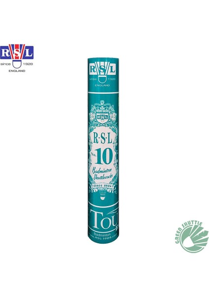 Rsl 10 Bir Tüp Stili % Orijinal Rsl Tourney Raketle No.10 Badminton Mekik Ördek Tüyü Topu Yeni Başlayanlar Için (Yurt Dışından)