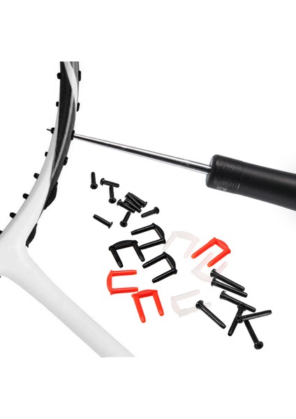1 Kutu Badminton Raket Raket Grommets Kuşgözü Dize Koruyucu Aksesuarları (Yurt Dışından) modelleri