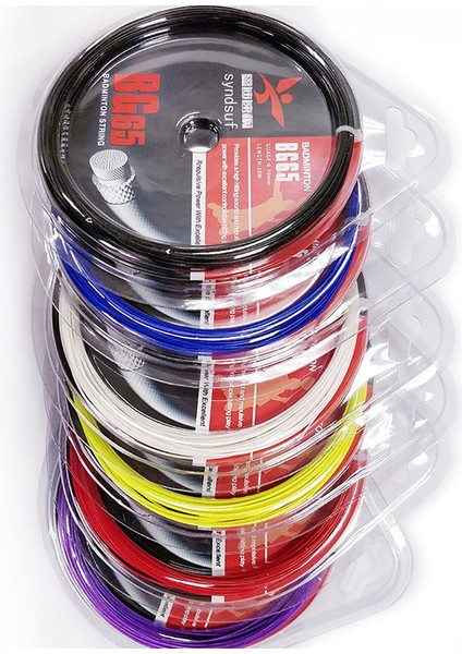 Mavi Stil Çoklu Katmanlar Badminton Eğitim Raketi Dize Çapı Anti-Elastisite Raketle Onarım Naylon Hat 10 Metre Kırmızı (Yurt Dışından)