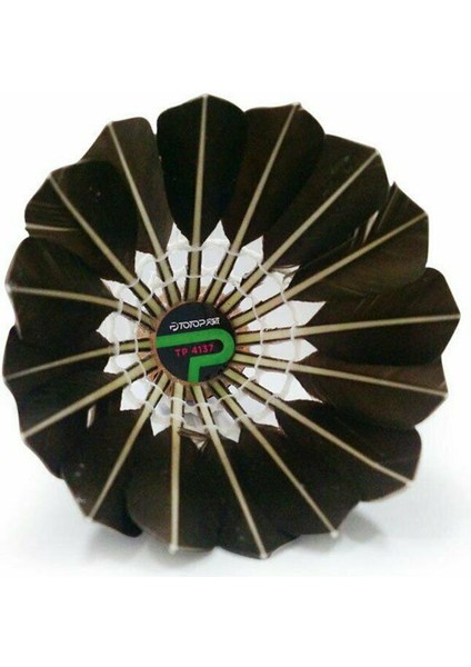Ro Eğitim Siyah Kaz Tüyü Raketle Badminton Topu Oyunu Dayanıklı (Yurt Dışından)