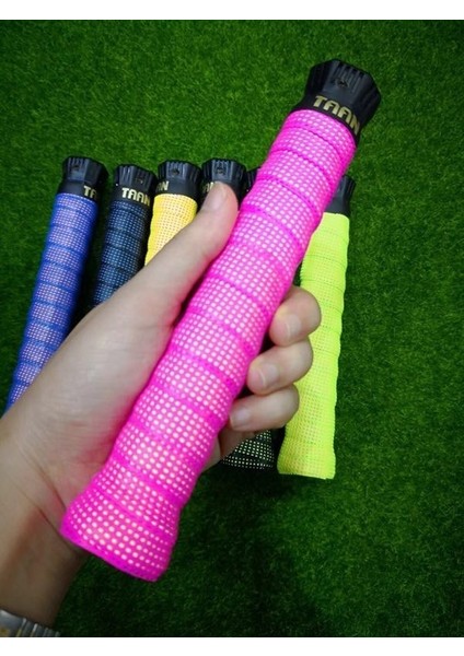 Pembe Tarzı 4 Adet Taan TW090 Tenis Raketi Kavrama Viskozite Çift Üzeri Kavrama Ter Badminton Raketi Dayanıklılık Tenis Overgrips (Yurt Dışından)