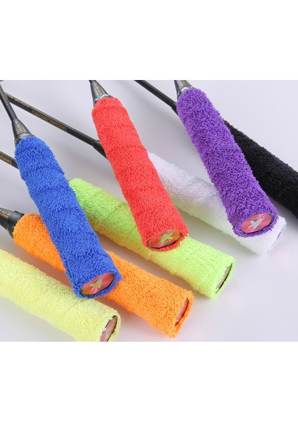 Turuncu Tarzı Mikrofiber Havlu El Tutkalı Kaymaz Nefes Alabilir Spor Üzeri Kavrama Ter Bandı Tenis Overgrips Bant Badminton Raket Sapları Ter Bandı (Yurt Dışından)