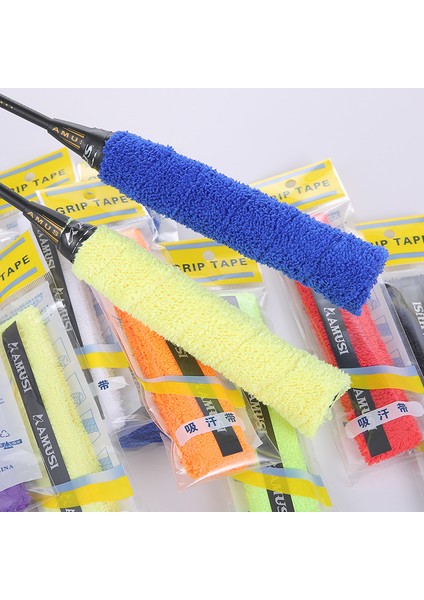 Turuncu Tarzı Mikrofiber Havlu El Tutkalı Kaymaz Nefes Alabilir Spor Üzeri Kavrama Ter Bandı Tenis Overgrips Bant Badminton Raket Sapları Ter Bandı (Yurt Dışından)