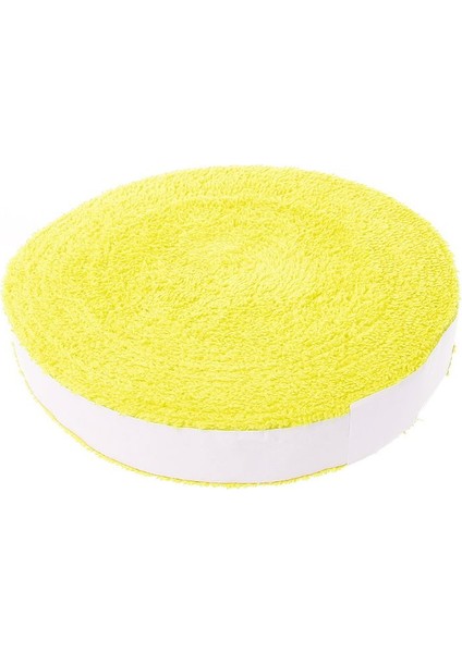 Sarı Stil 1 Makaralı 10M Havlu Tutkal Kavrama Badminton Tenis Raketi Üst Tutma Yerleri Kaymaz Ter Bandı Kavrama Bandı (Yurt Dışından)