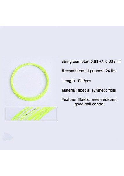 Beyaz Stil Topo Dayanıklı Badminton Ipi 24 Pound Elastik Raket Net Hat Çapı Pa Badminton Aksesuarları Ekipmanı (Yurt Dışından) indirimleri