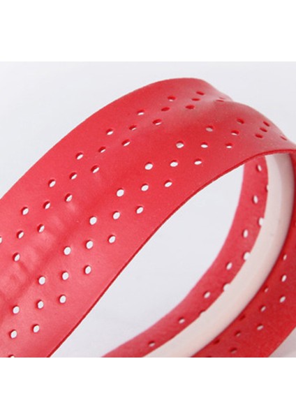 Kırmızı Stil 1 Çift Kaymaz Nefes Alabilir Delikler Tenis Badminton Raket Kolu Overgrips Bant Badminton Aksesuarları (Yurt Dışından) fırsatları