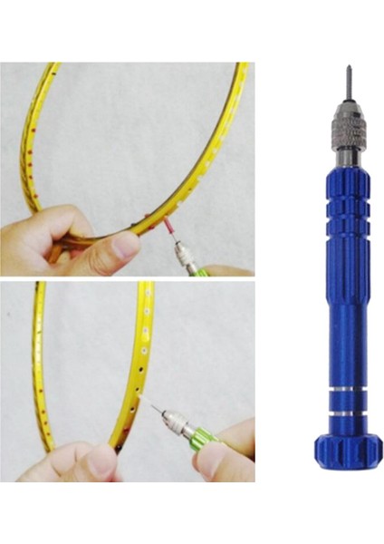 Mavi Stil Badminton Grommet Sökücü Tenis Raketi Kordon Badminton Raketi Alet Aksesuarı (Yurt Dışından)