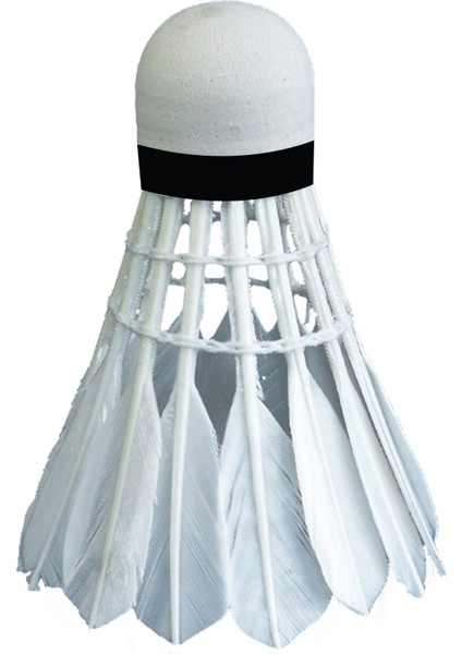 Beyaz Stil Yeni Lot Badminton Kaz Tüyü Badminton Topu Raketle Doğa Sporları Fitness Aksesuarları (Yurt Dışından)