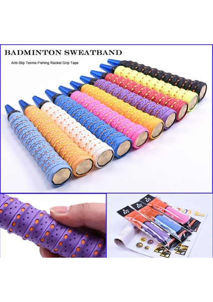 Pembe Stil Çubuk Sargıları Bisiklet Üzeri Sap Tequash Raket Badminton Ter Bandı Kavrama Bandı Kaymaz Bant Teri Emer (Yurt Dışından) fiyatları