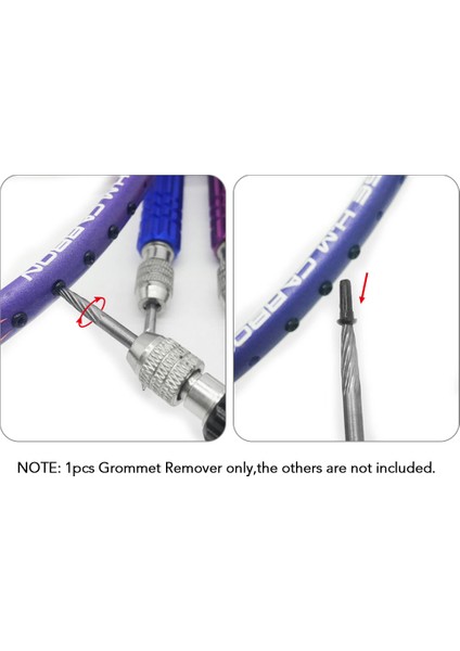 Mavi Stil Badminton Grommet Sökücü Tenis Raketi Kordon Badminton Raketi Alet Aksesuarı (Yurt Dışından) modelleri